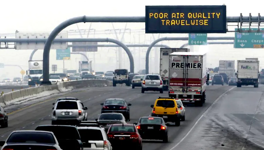 poor air quality due to traffic emission